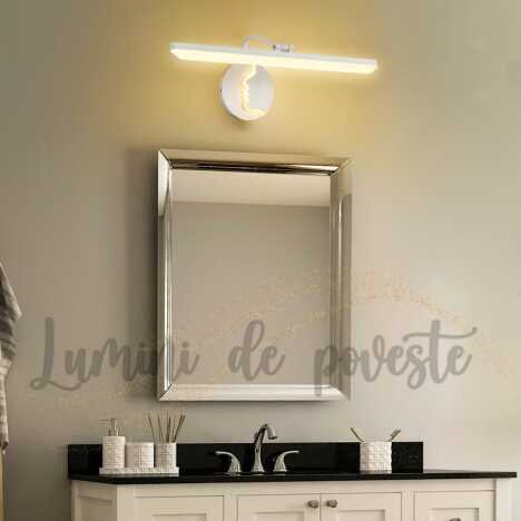 Aplica LED 36W baie Face White, LED inclus, 1 surse de iluminare, Lumina: Cald, Natural, Rece, Echiv